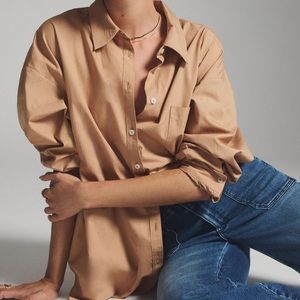 Anthropologie Bennet Buttondown Shirt by Maeve